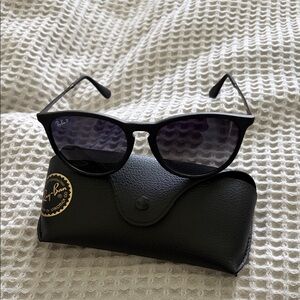 Ray-Ban  Erika Black Sunglasses - Classic Polarized Lenses